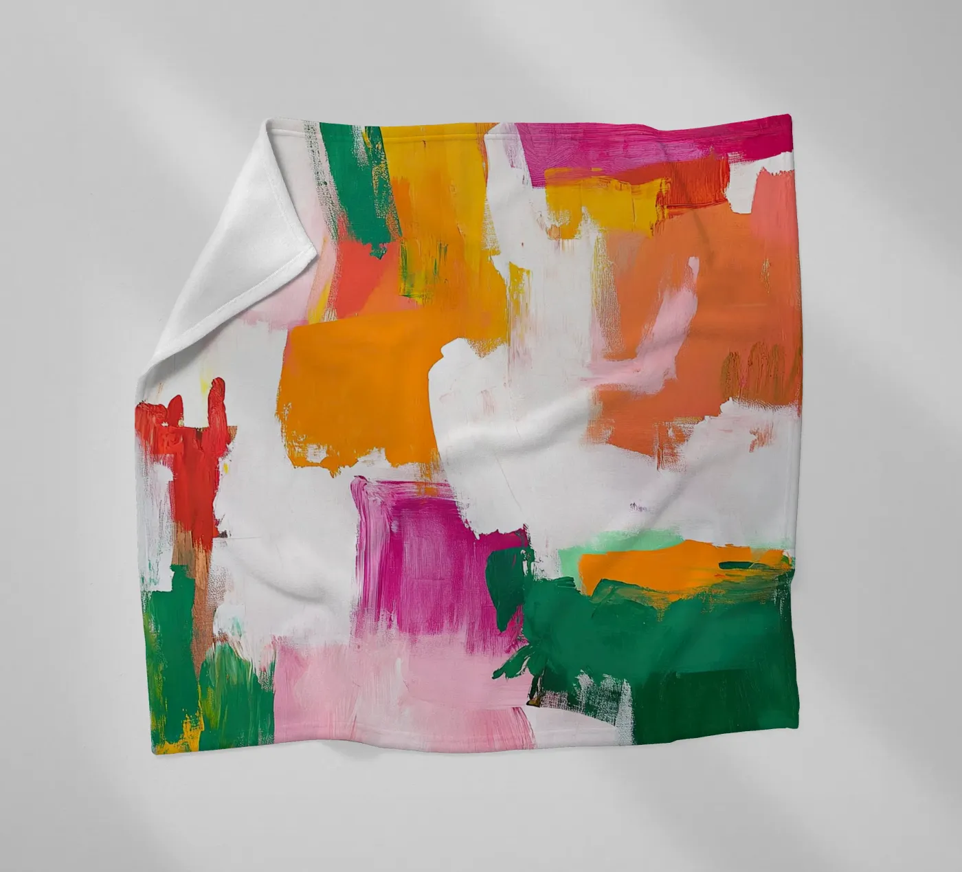 Abstrakt Fleecedecke von Nikis Art Studio
