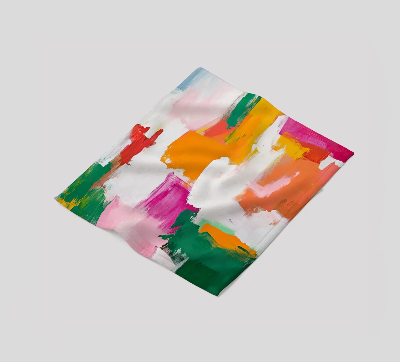 Abstrakt Fleecedecke von Nikis Art Studio