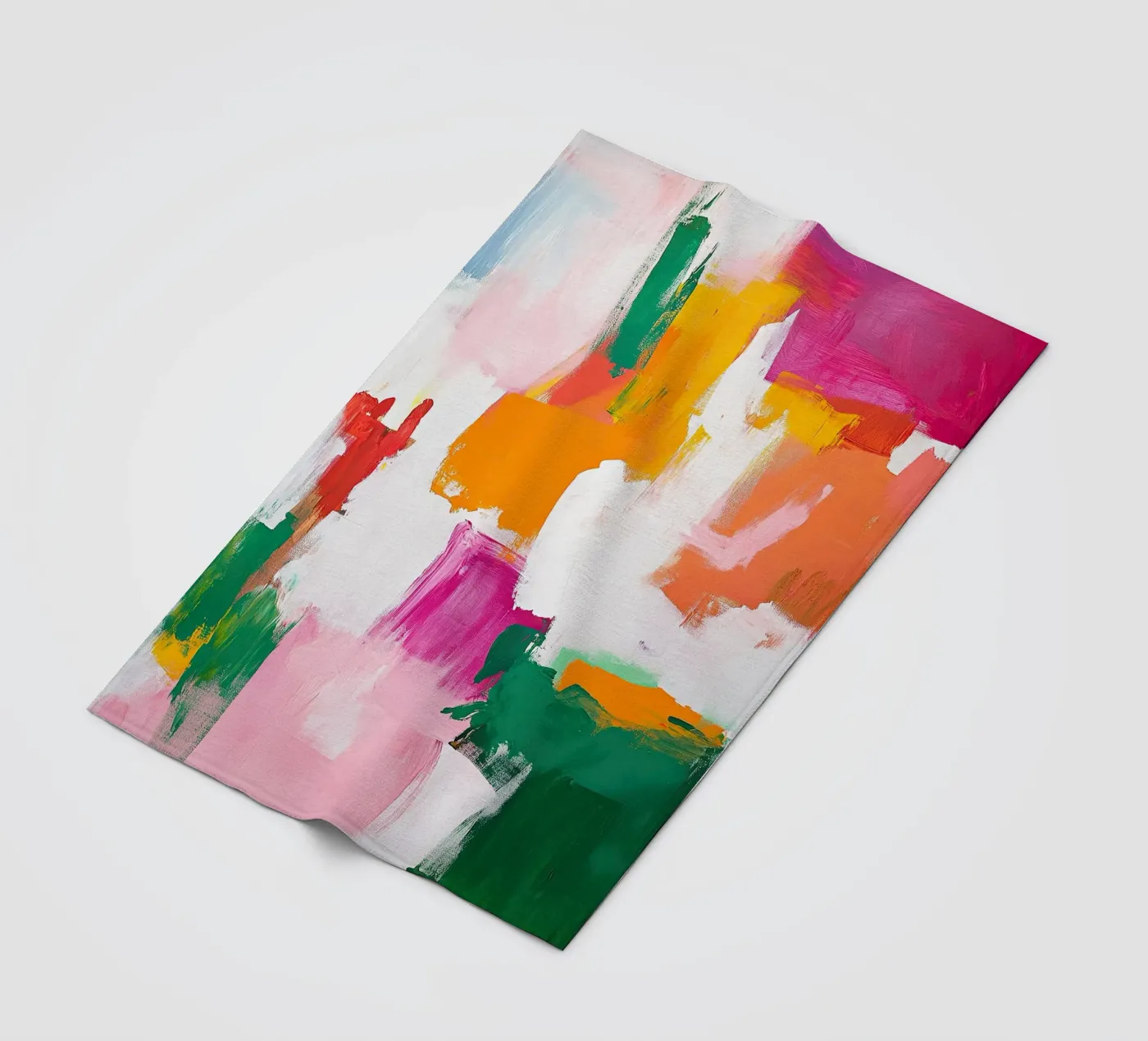 Abstrakt Fleecedecke von Nikis Art Studio