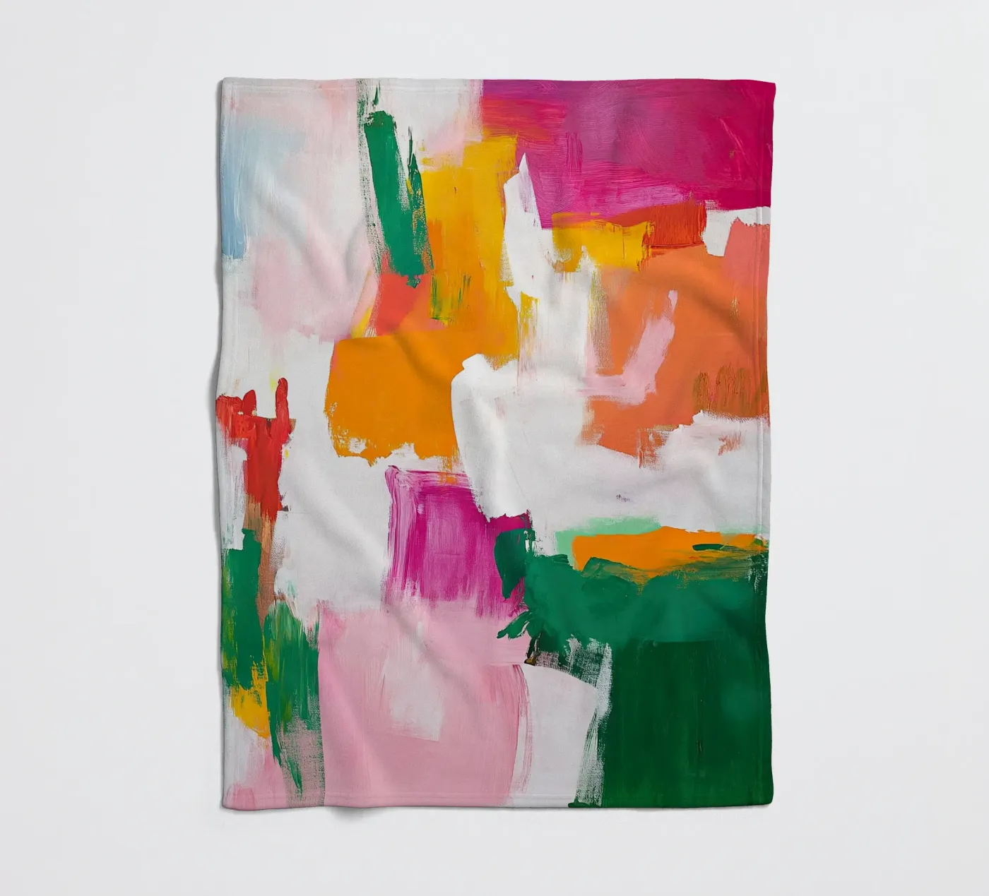 Abstrakt Fleecedecke von Nikis Art Studio