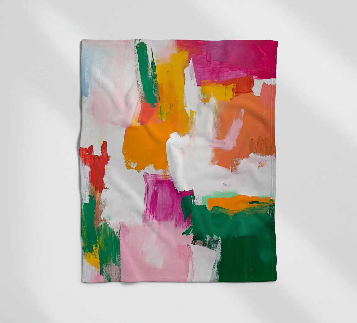 Abstrakt Fleecedecke von Nikis Art Studio
