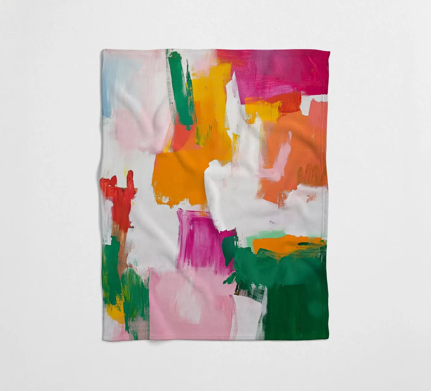 Abstrakt Fleecedecke von Nikis Art Studio