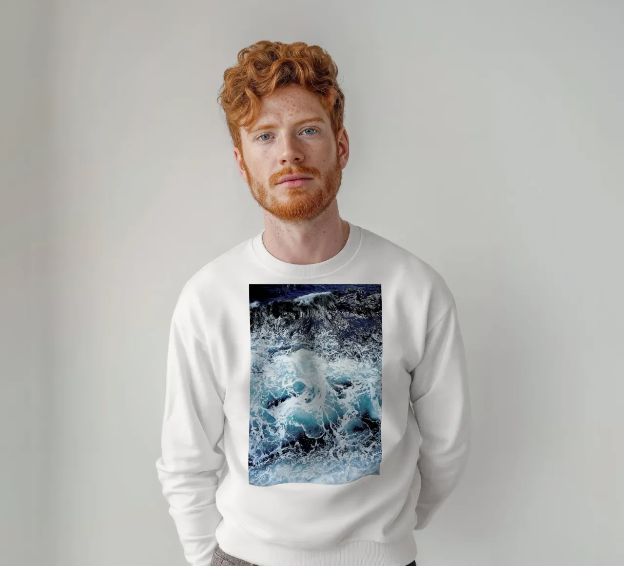 Blautöne des Meeres I sudadera de neon* fotografie
