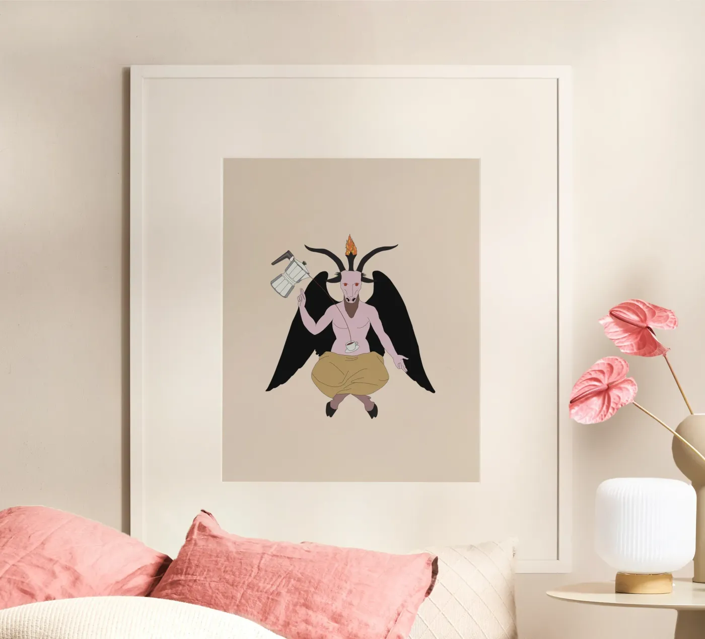 Caffè satanico poster da pronzo