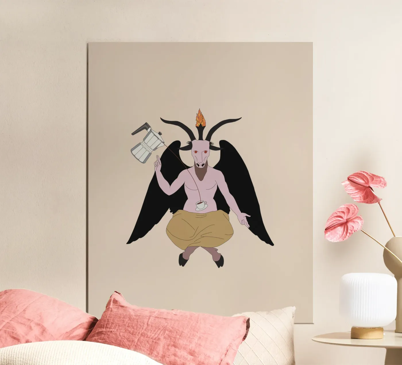 Caffè satanico poster da pronzo