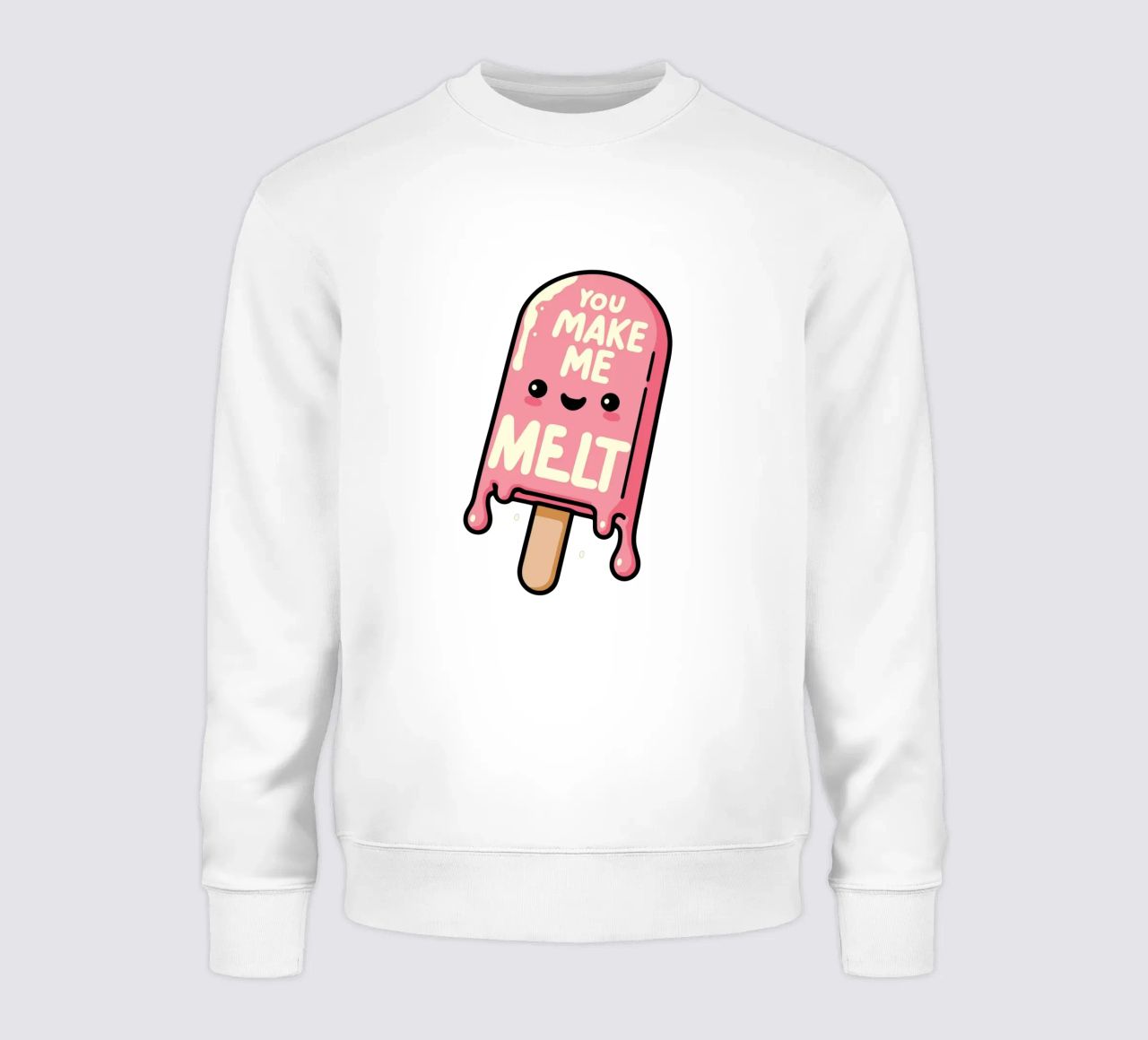 You Make Me Melt sudadera de edsonramosart