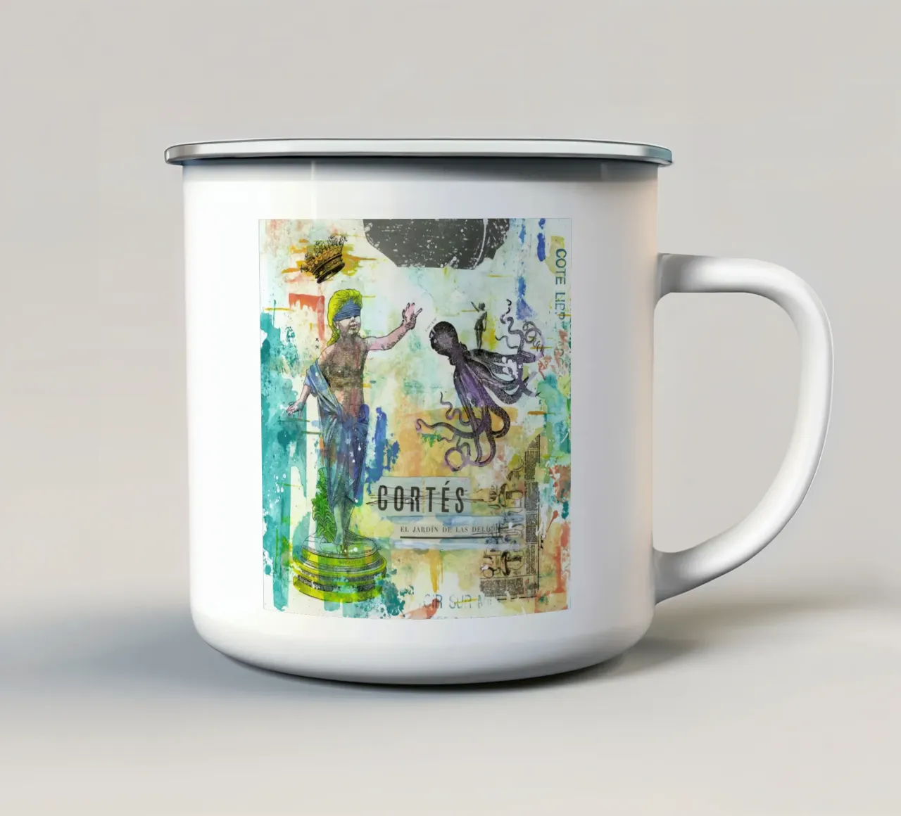 Cortes tazza in smalto da Tameo