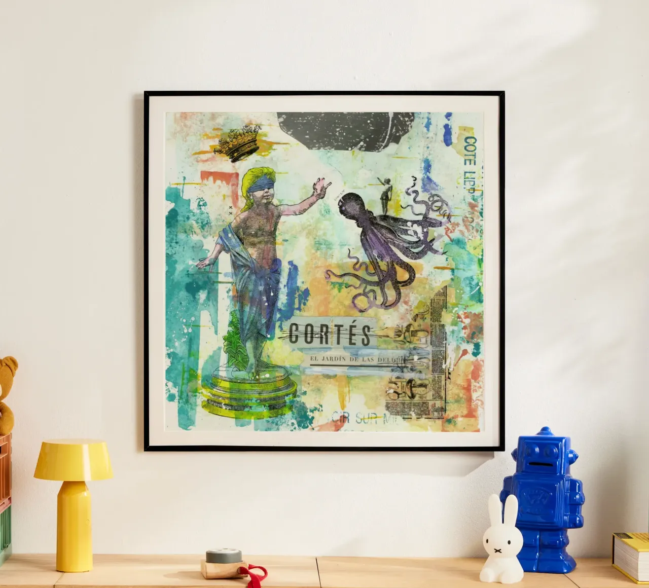Cortes poster con telaio in legno da Tameo