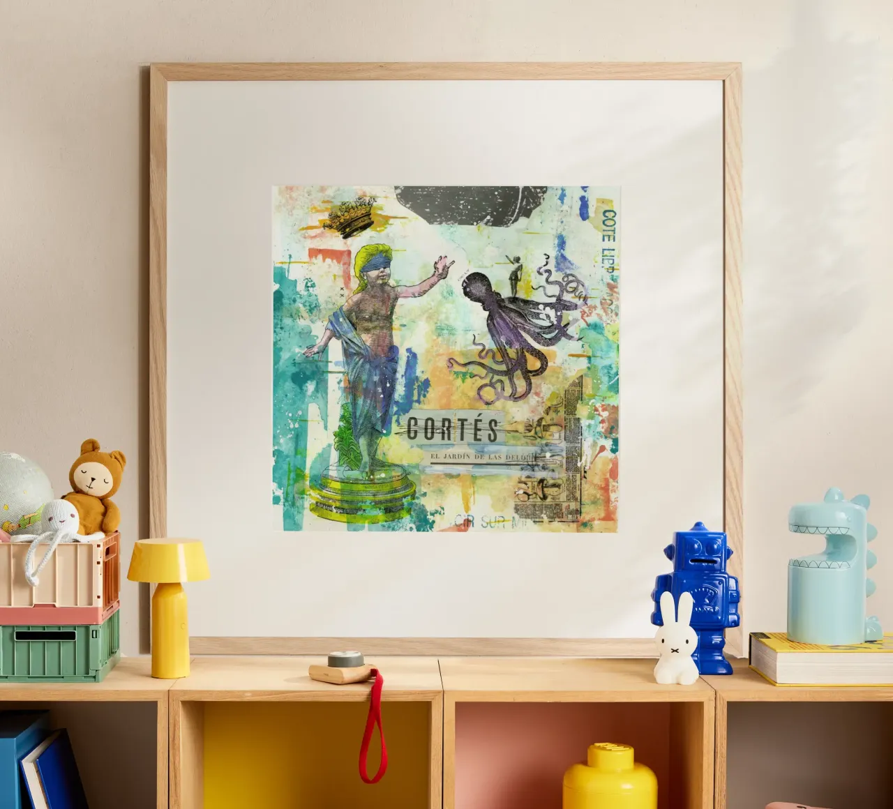 Cortes poster con telaio in legno da Tameo