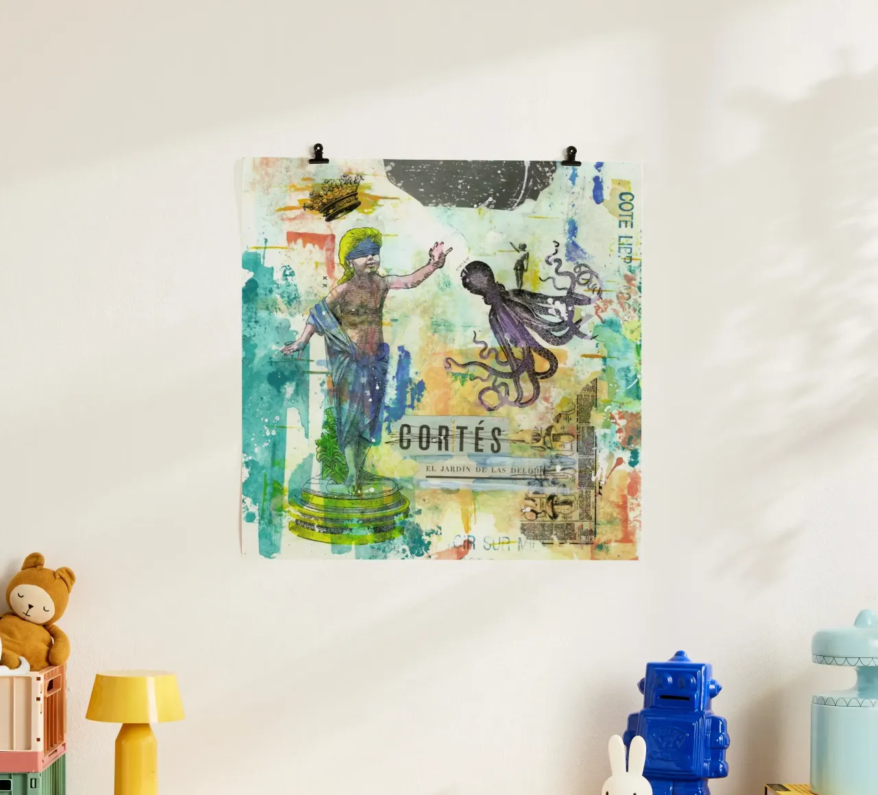 Cortes poster con telaio in legno da Tameo