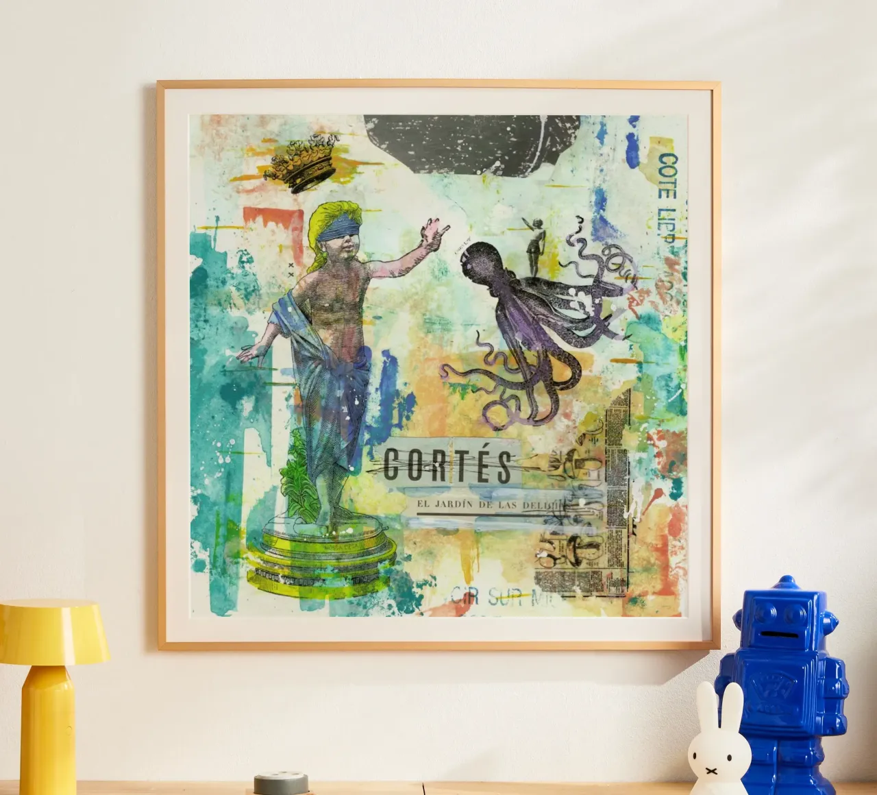 Cortes poster con telaio in legno da Tameo