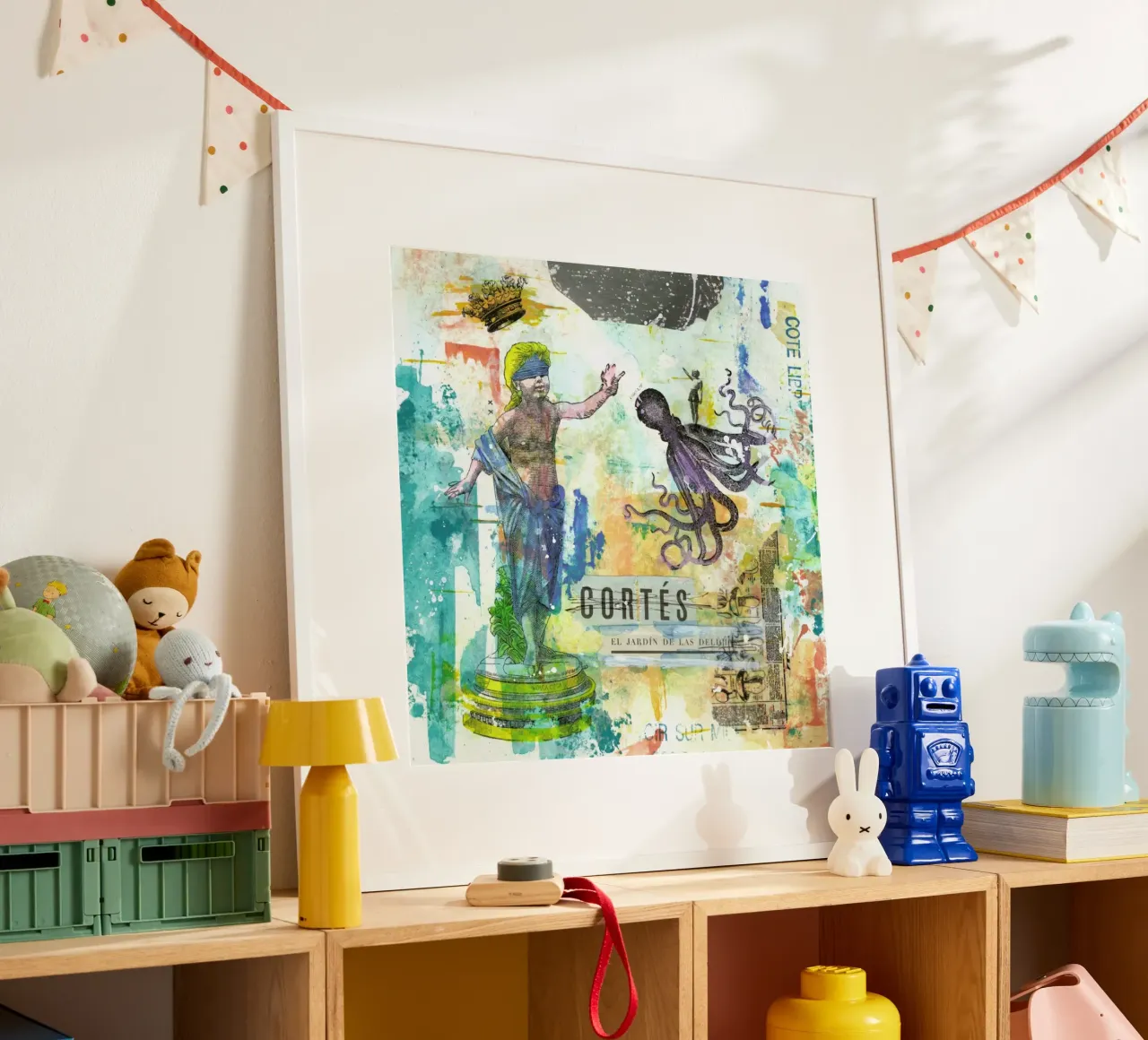 Cortes poster con telaio in legno da Tameo