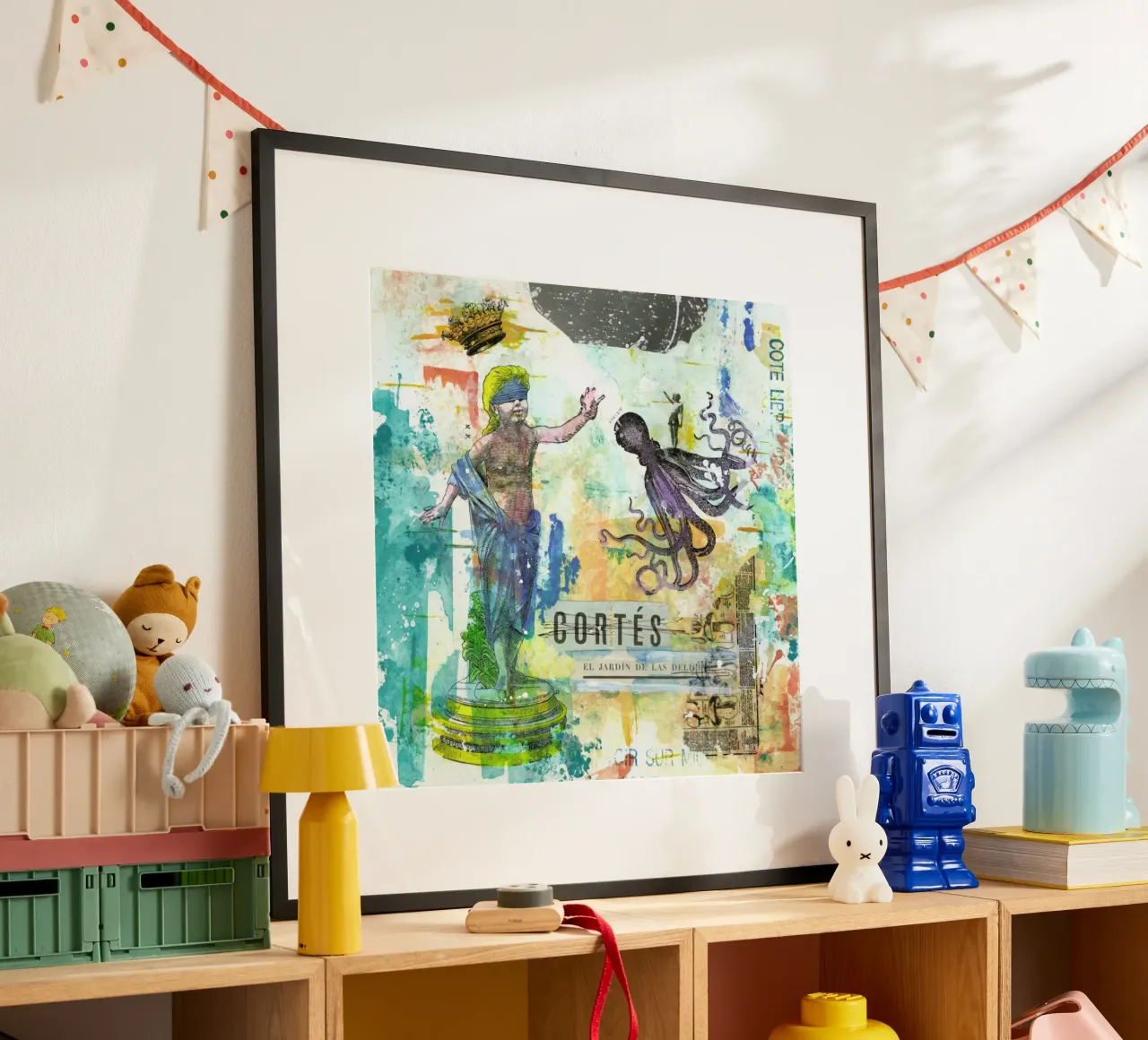 Cortes poster con telaio in legno da Tameo