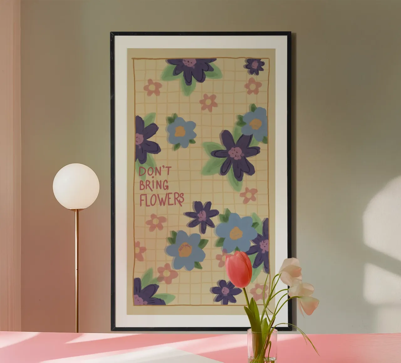 Don’t bring flowers carta hahnemühle da Beeeplan