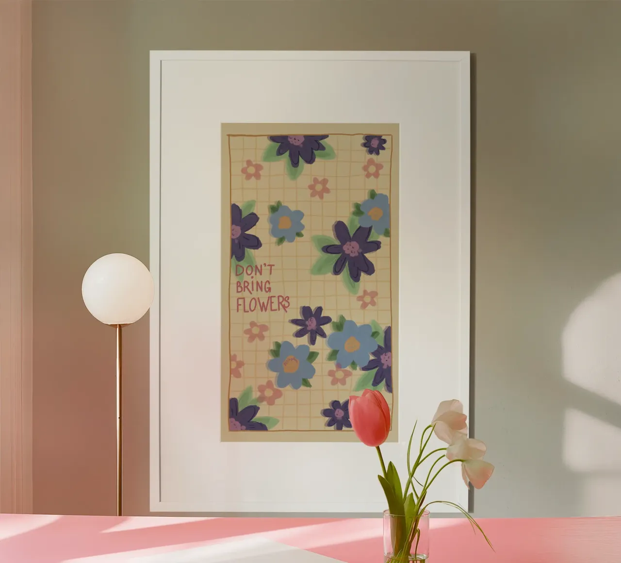 Don’t bring flowers carta hahnemühle da Beeeplan