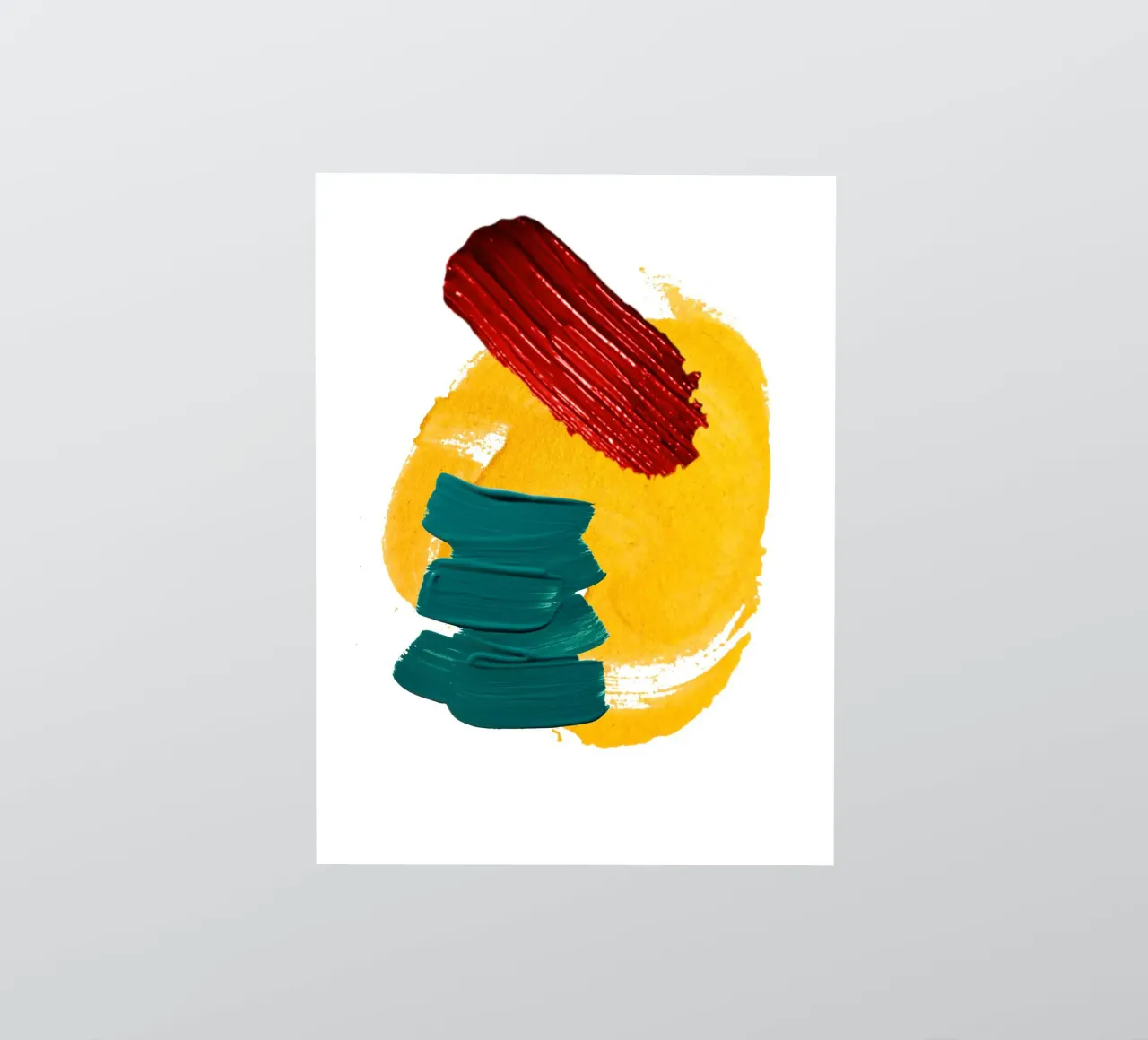Bold brushstrokes sticker by LisaArtes
