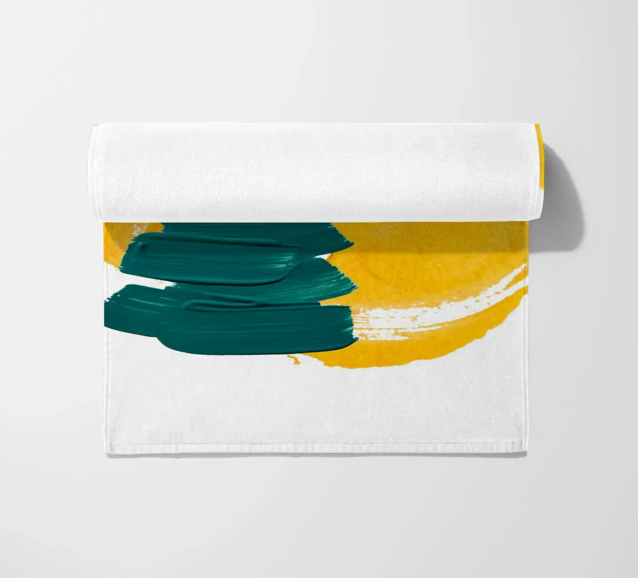 Bold brushstrokes beach towel by LisaArtes
