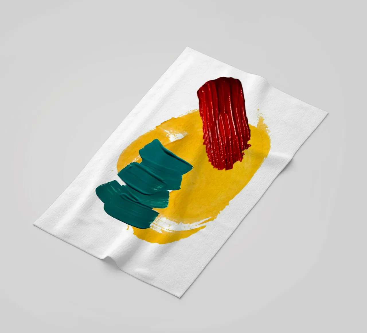 Bold brushstrokes beach towel by LisaArtes