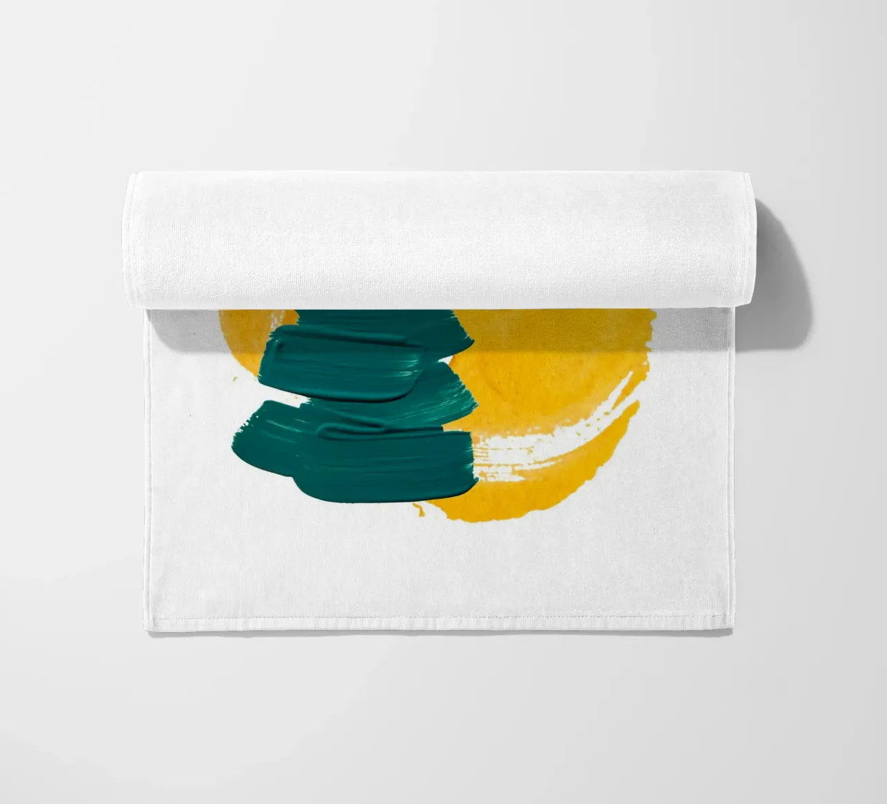 Bold brushstrokes beach towel by LisaArtes