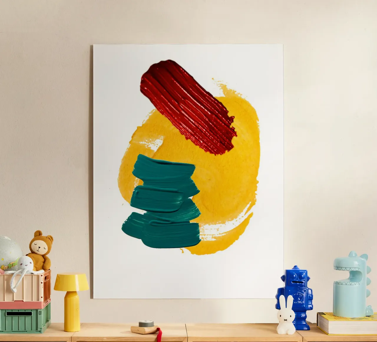 Bold brushstrokes acrylic glass by LisaArtes