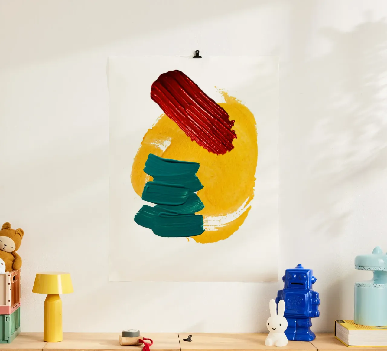 Bold brushstrokes poster by LisaArtes