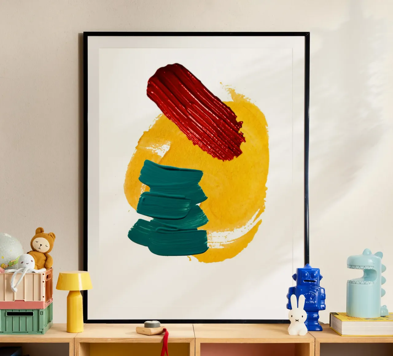 Bold brushstrokes poster by LisaArtes
