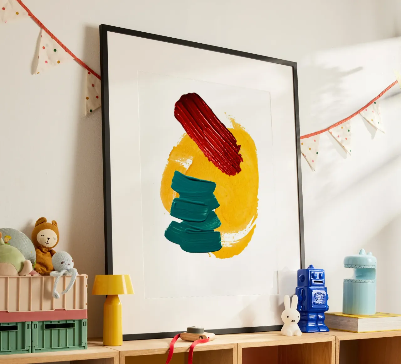 Bold brushstrokes poster by LisaArtes
