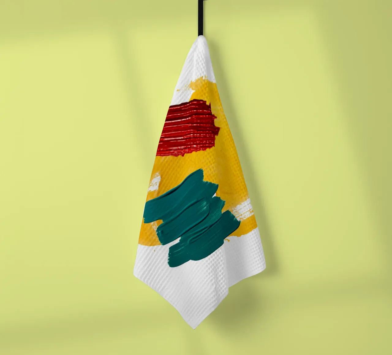 Bold brushstrokes tea towel by LisaArtes