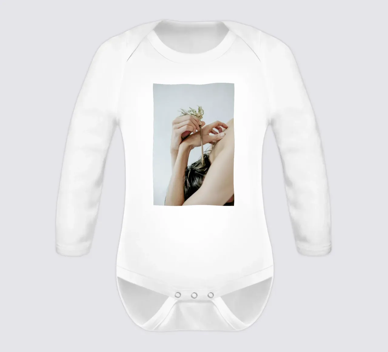 Body Studies D long-sleeve baby romper by Chris Abatzis