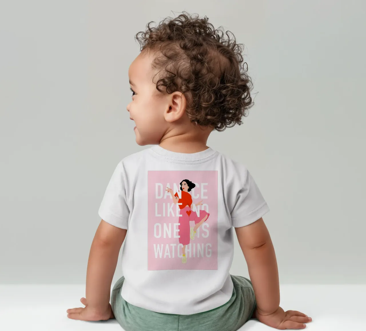 Dance Like no one is watching maglietta neonato da Céleste Wallaert