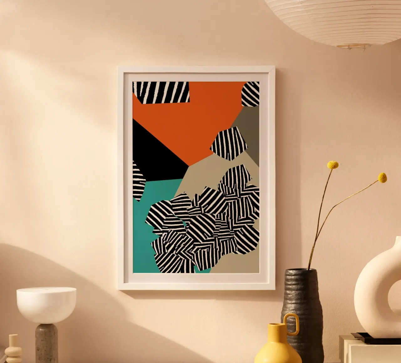 Safari I poster con telaio in plastica da petiteCAPS