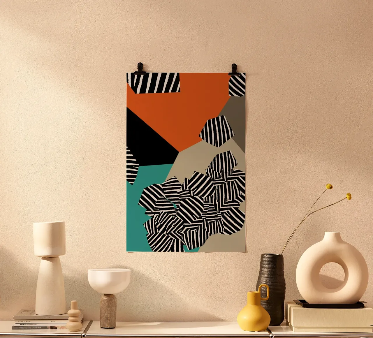 Safari I poster con telaio in plastica da petiteCAPS