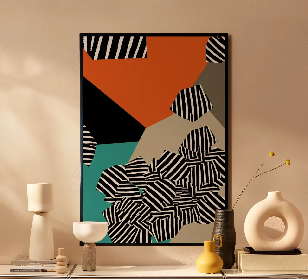 Safari I poster con telaio in plastica da petiteCAPS