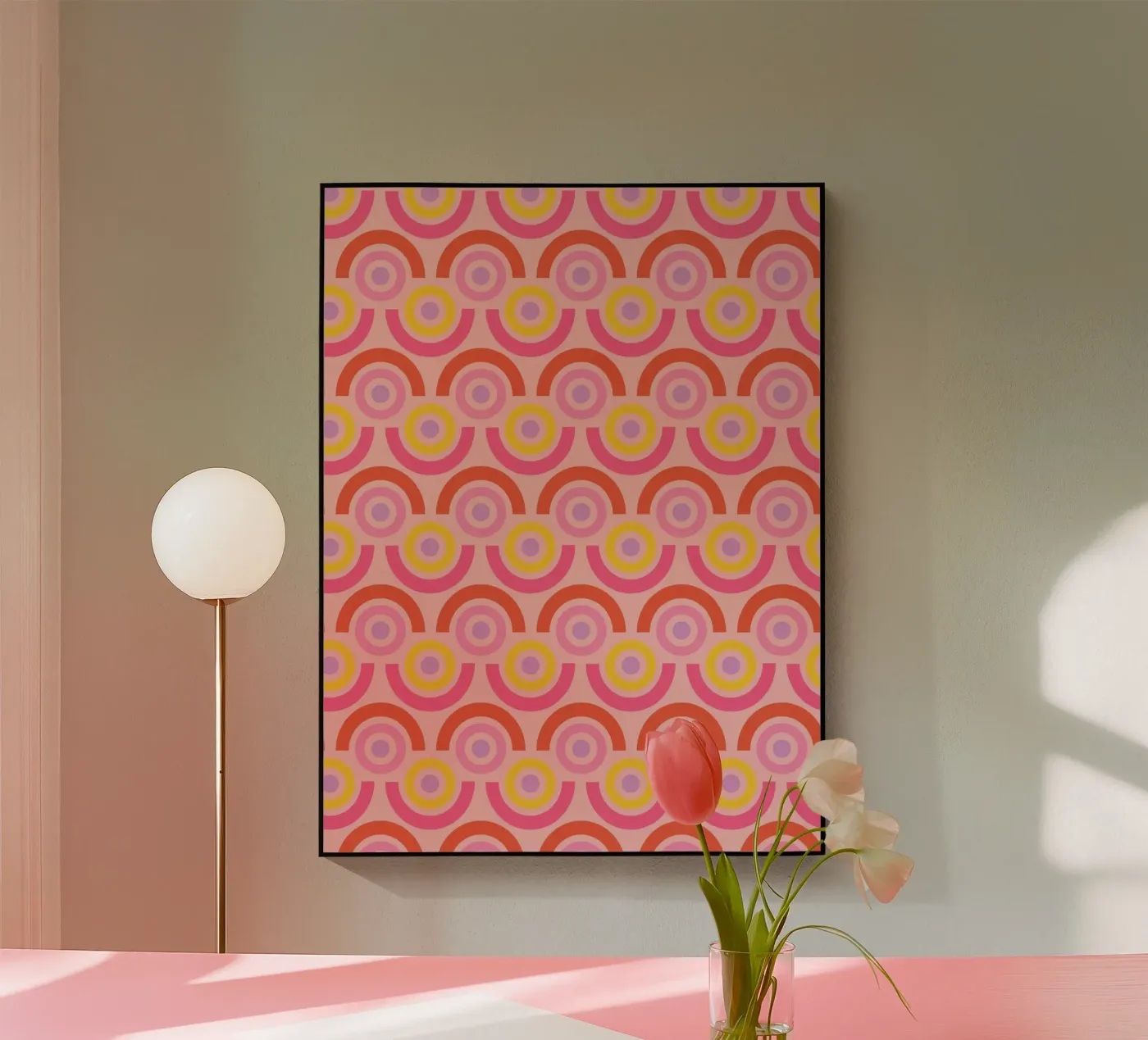 Retro Arcs acryl van susanapaz