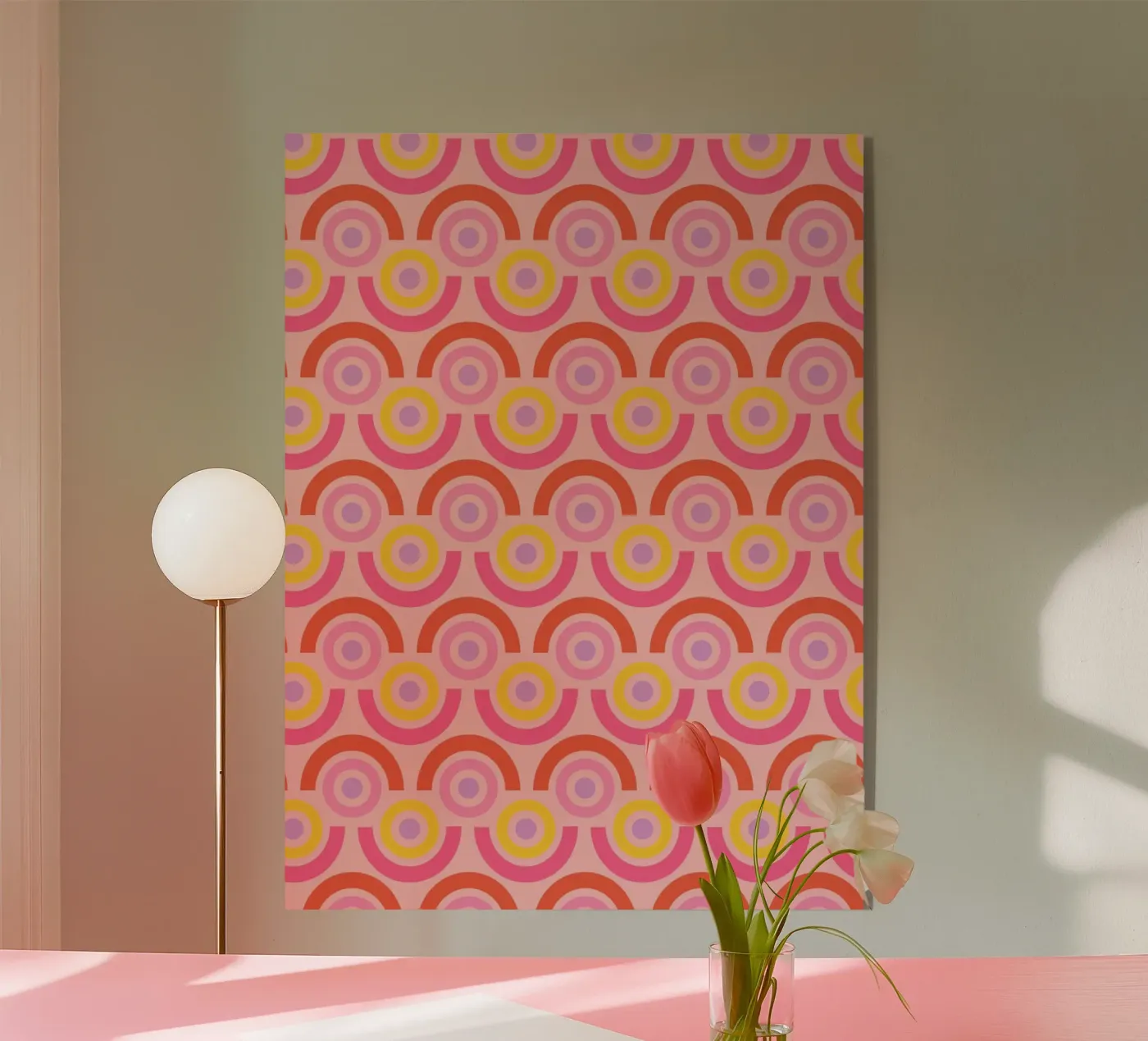 Retro Arcs acryl van susanapaz