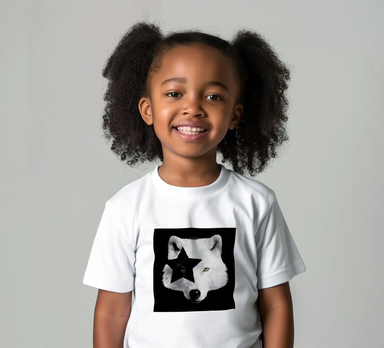 Kiss Of A Wolf t-shirt bambini da Róbert Farkas