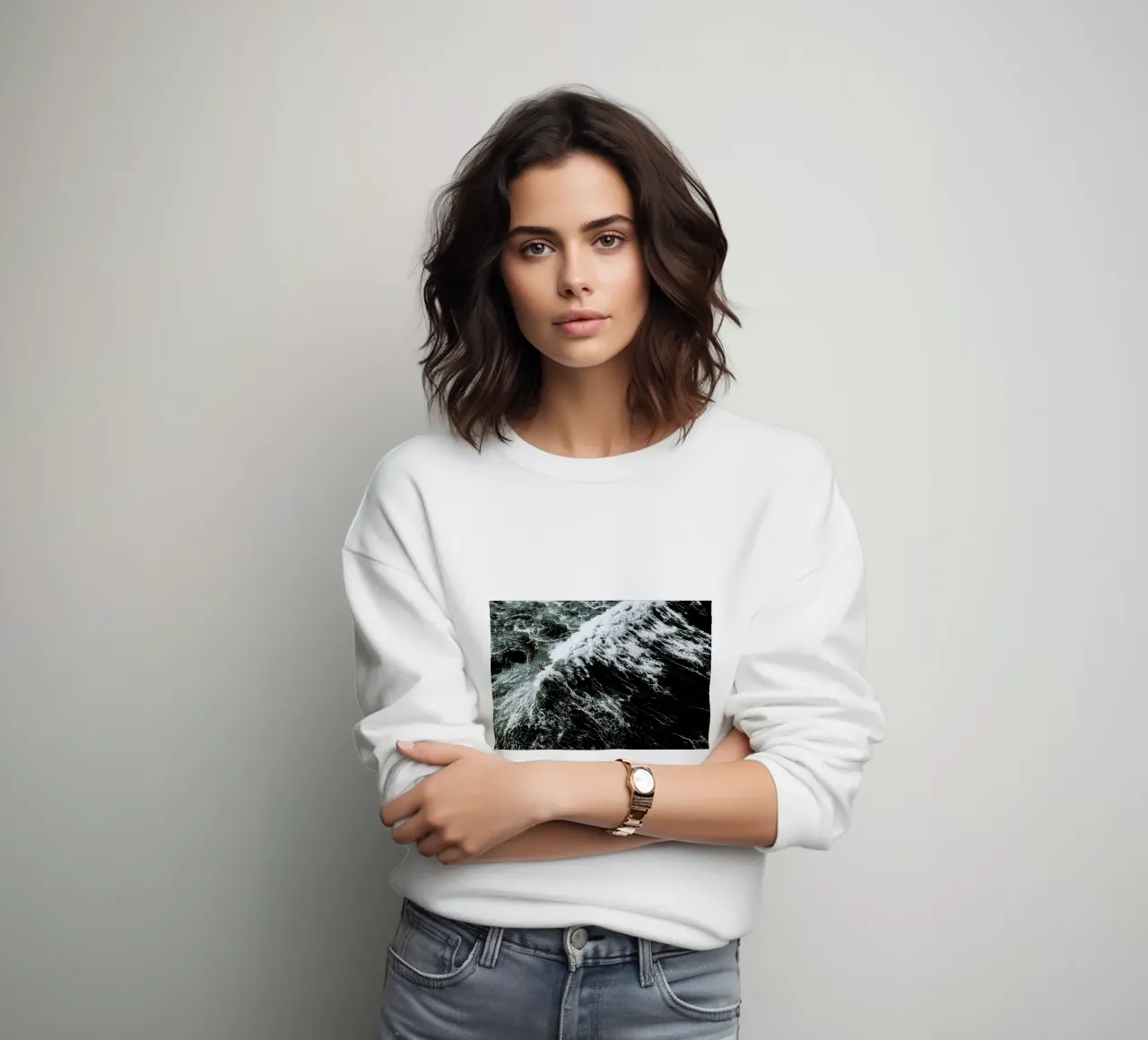 Beach Sea Pattern 2 felpa da Chris Abatzis