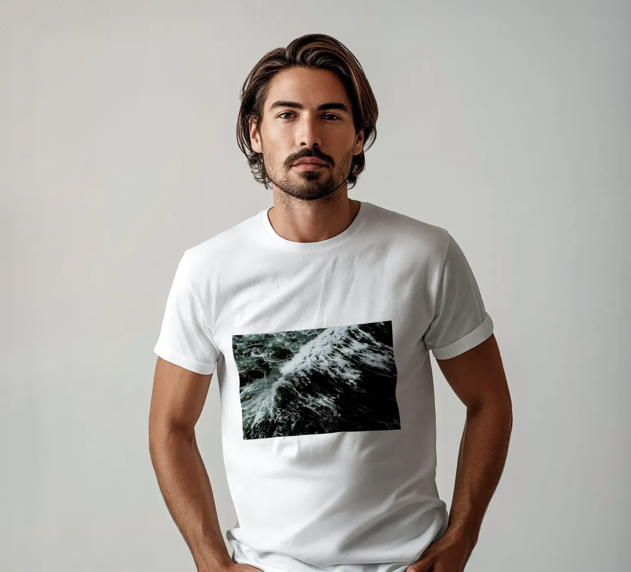 Beach Sea Pattern 2 t-shirt da Chris Abatzis