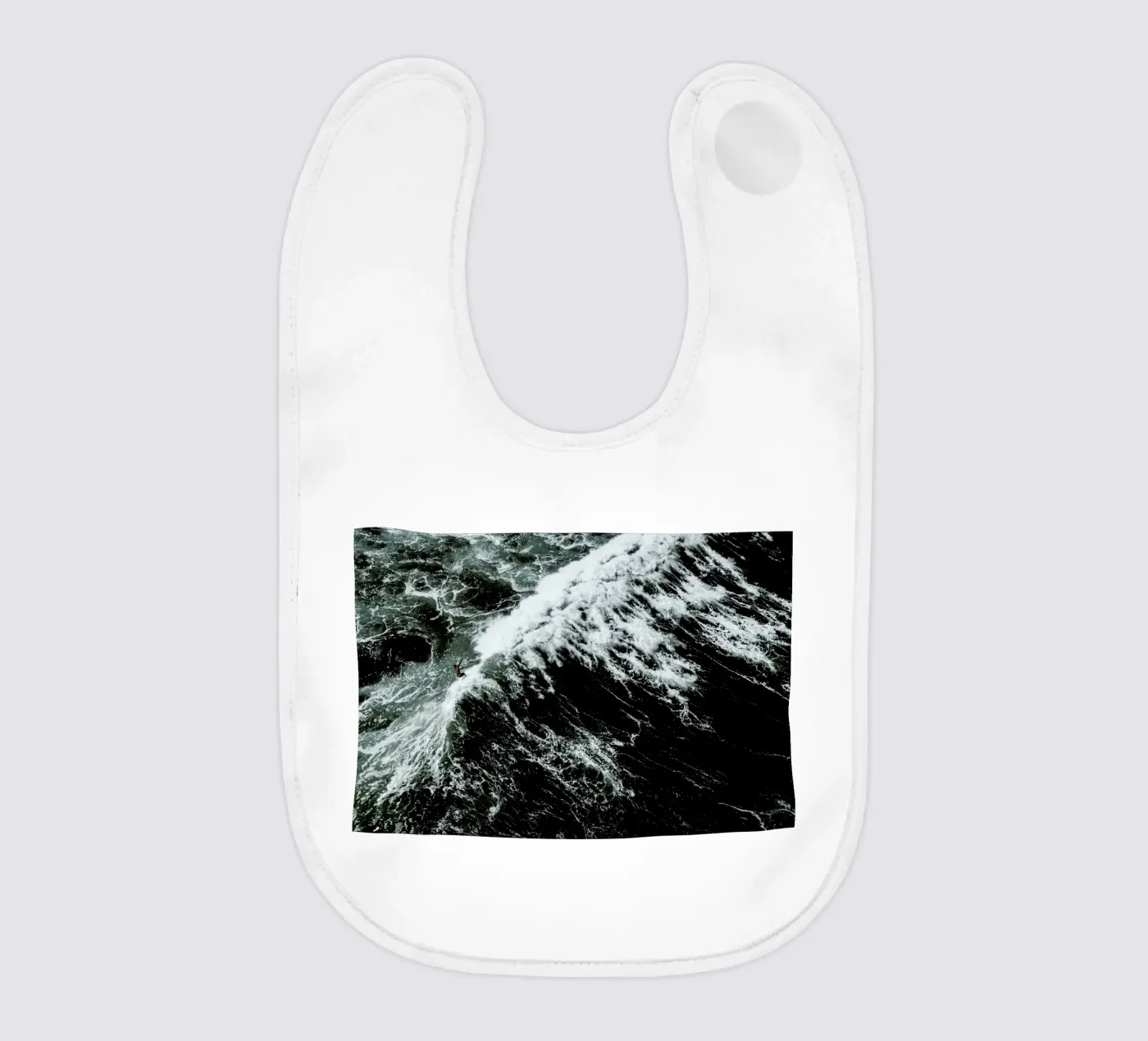 Beach Sea Pattern 2 baby slabbetje van Chris Abatzis
