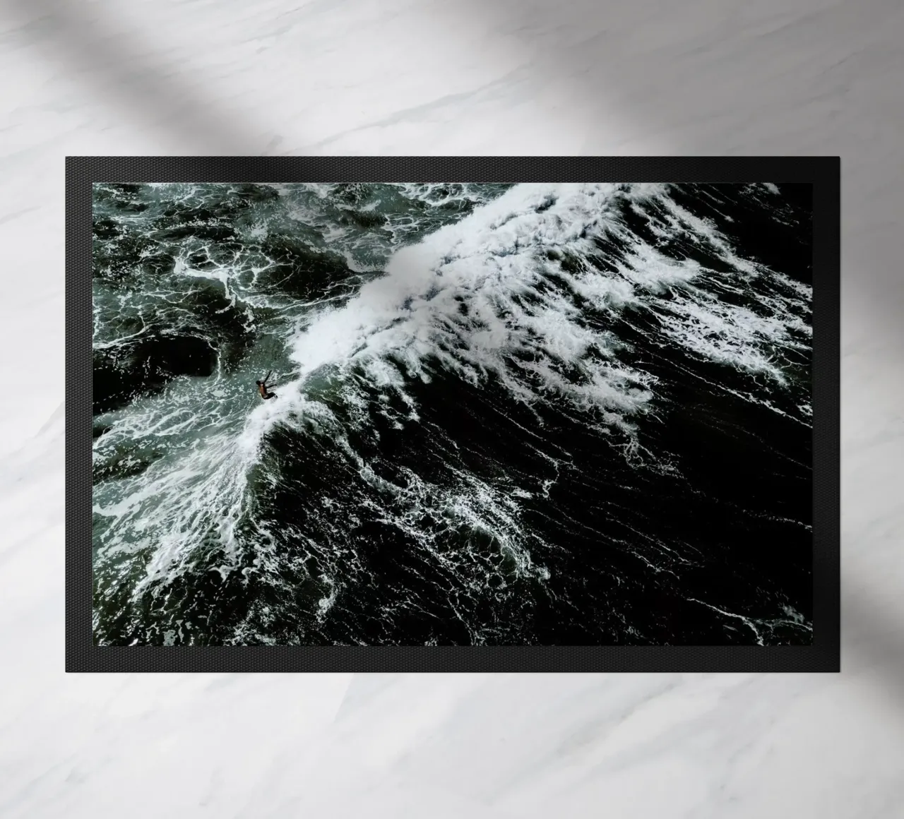 Beach Sea Pattern 2 doormat by Chris Abatzis