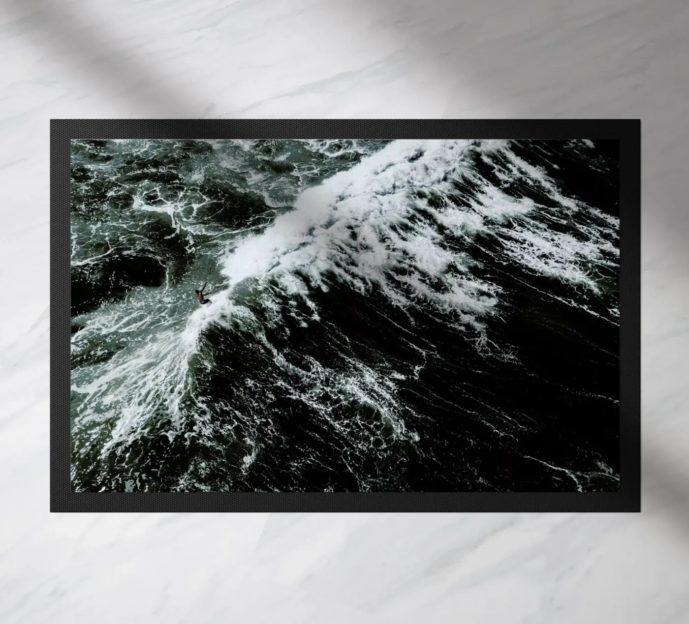 Beach Sea Pattern 2 deurmat van Chris Abatzis