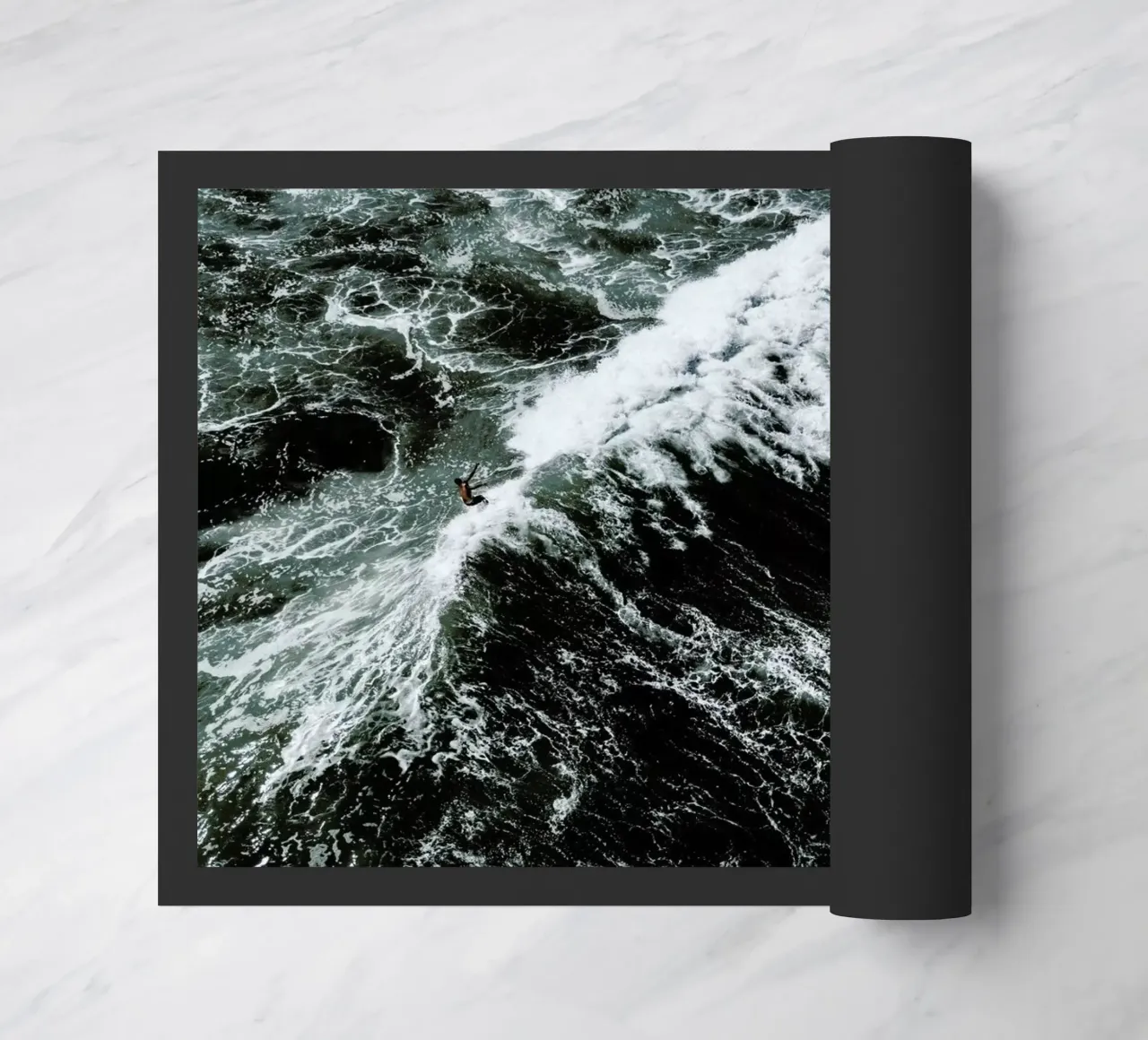 Beach Sea Pattern 2 doormat by Chris Abatzis