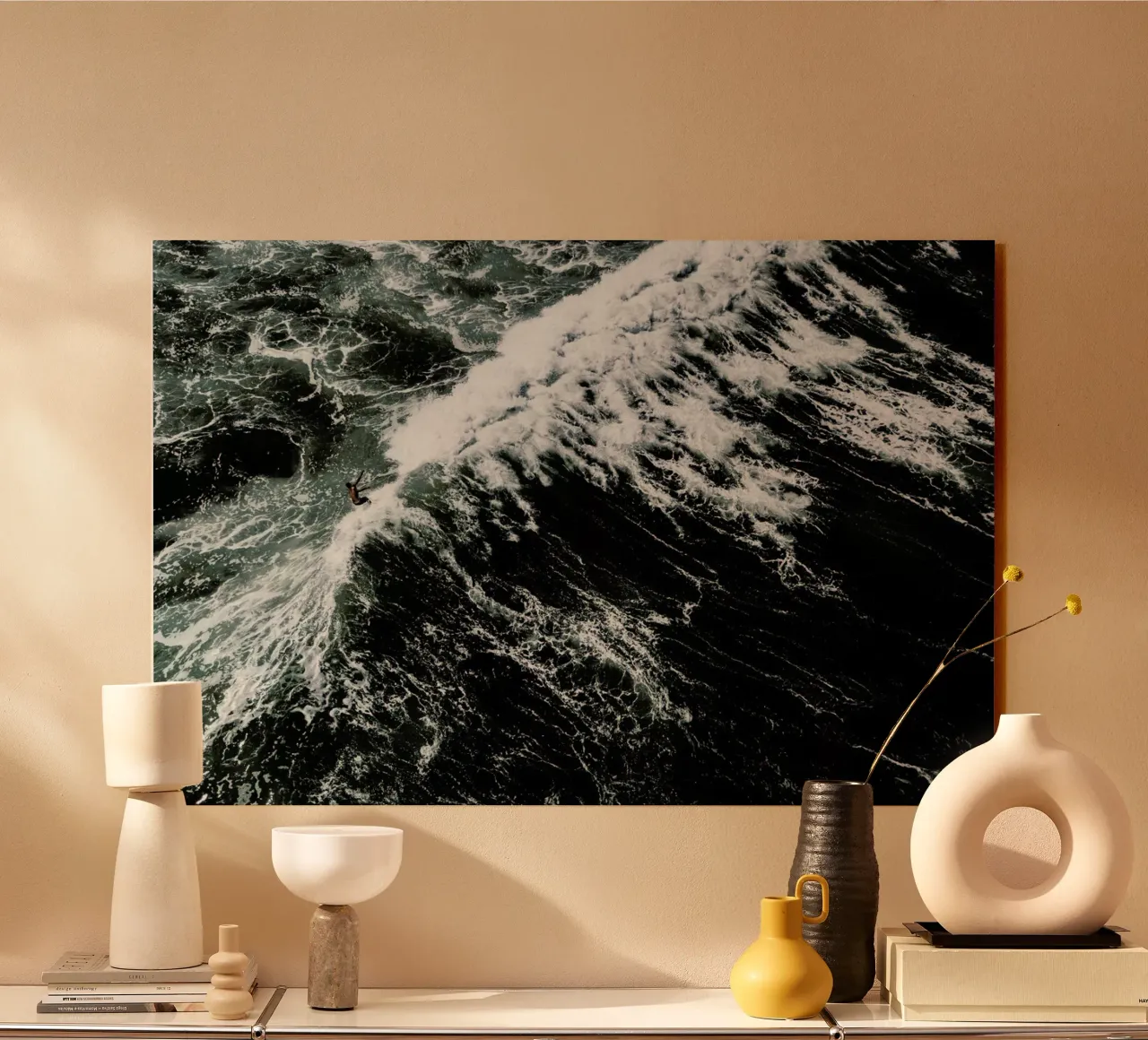 Beach Sea Pattern 2 plexiglass da Chris Abatzis