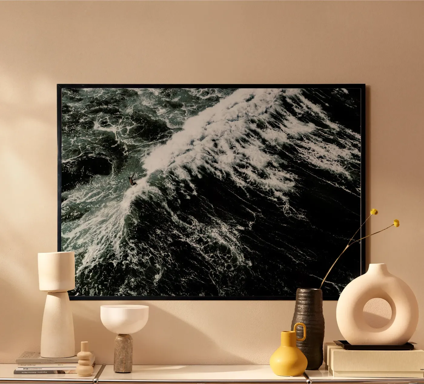 Beach Sea Pattern 2 Poster von Chris Abatzis