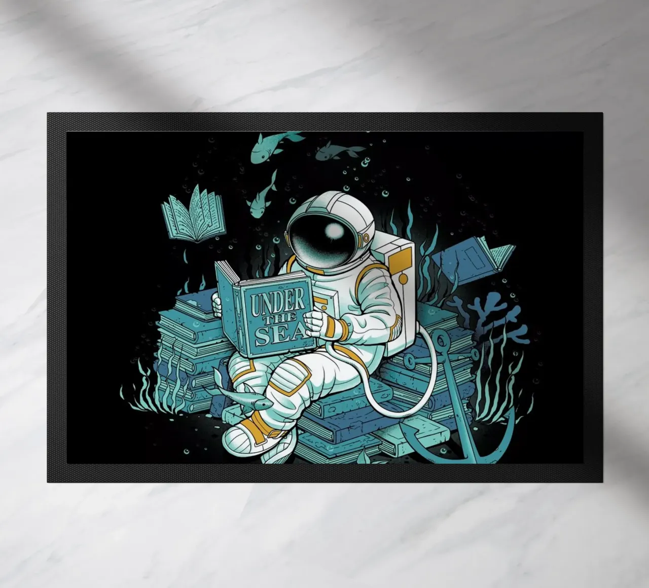 A reader lives a thousand lives - Cosmonaut Under The Sea zerbino da Tobe Fonseca