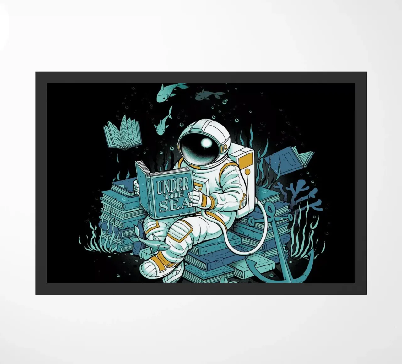 A reader lives a thousand lives - Cosmonaut Under The Sea zerbino da Tobe Fonseca