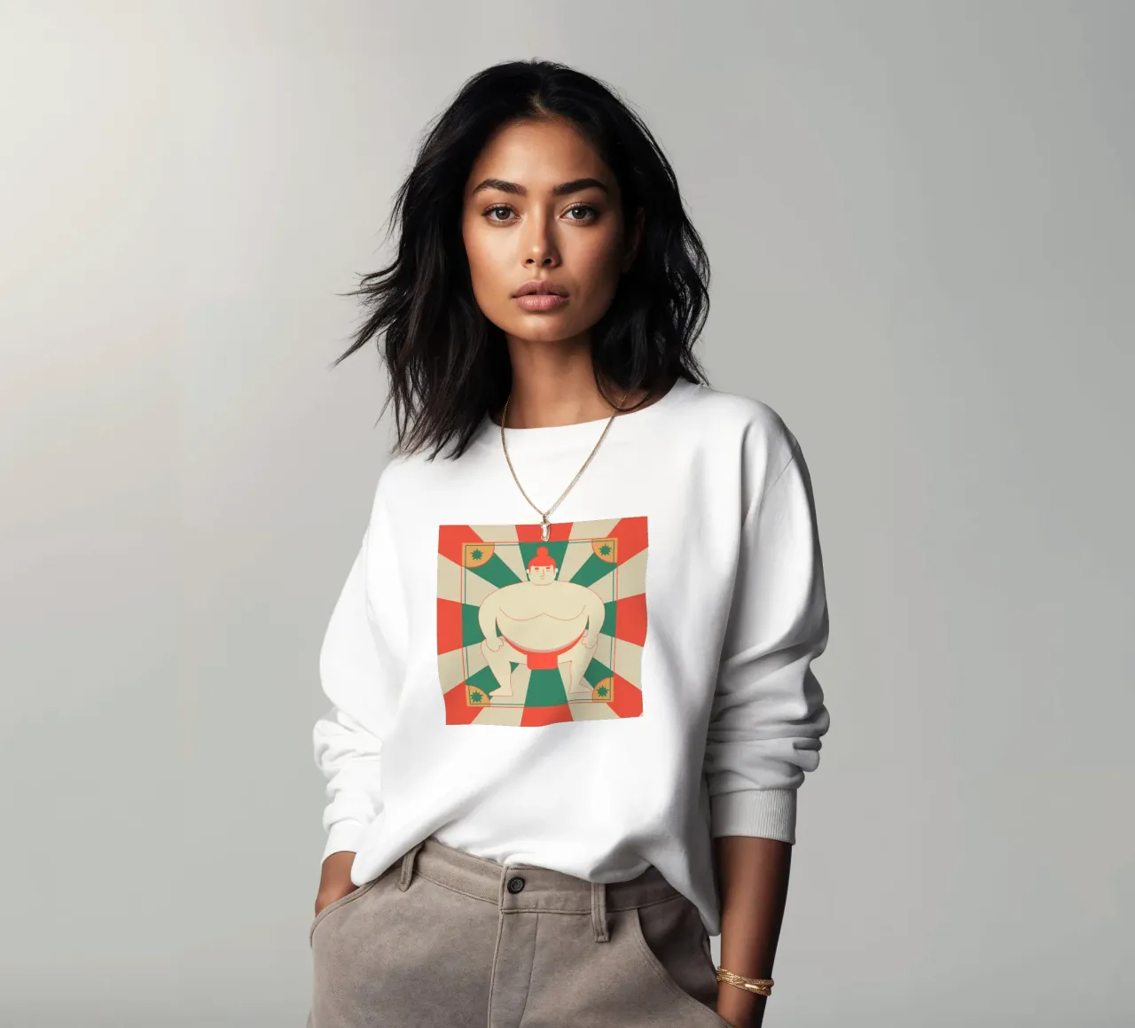 Sumo sweatshirt van Dharma