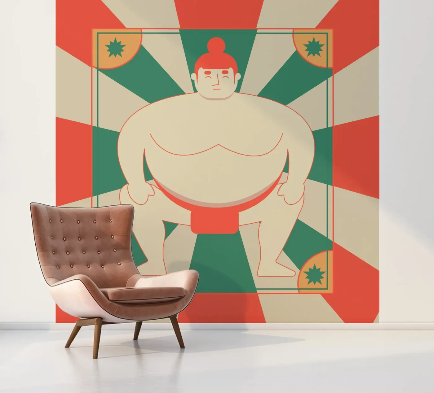 Sumo fotobehang van Dharma