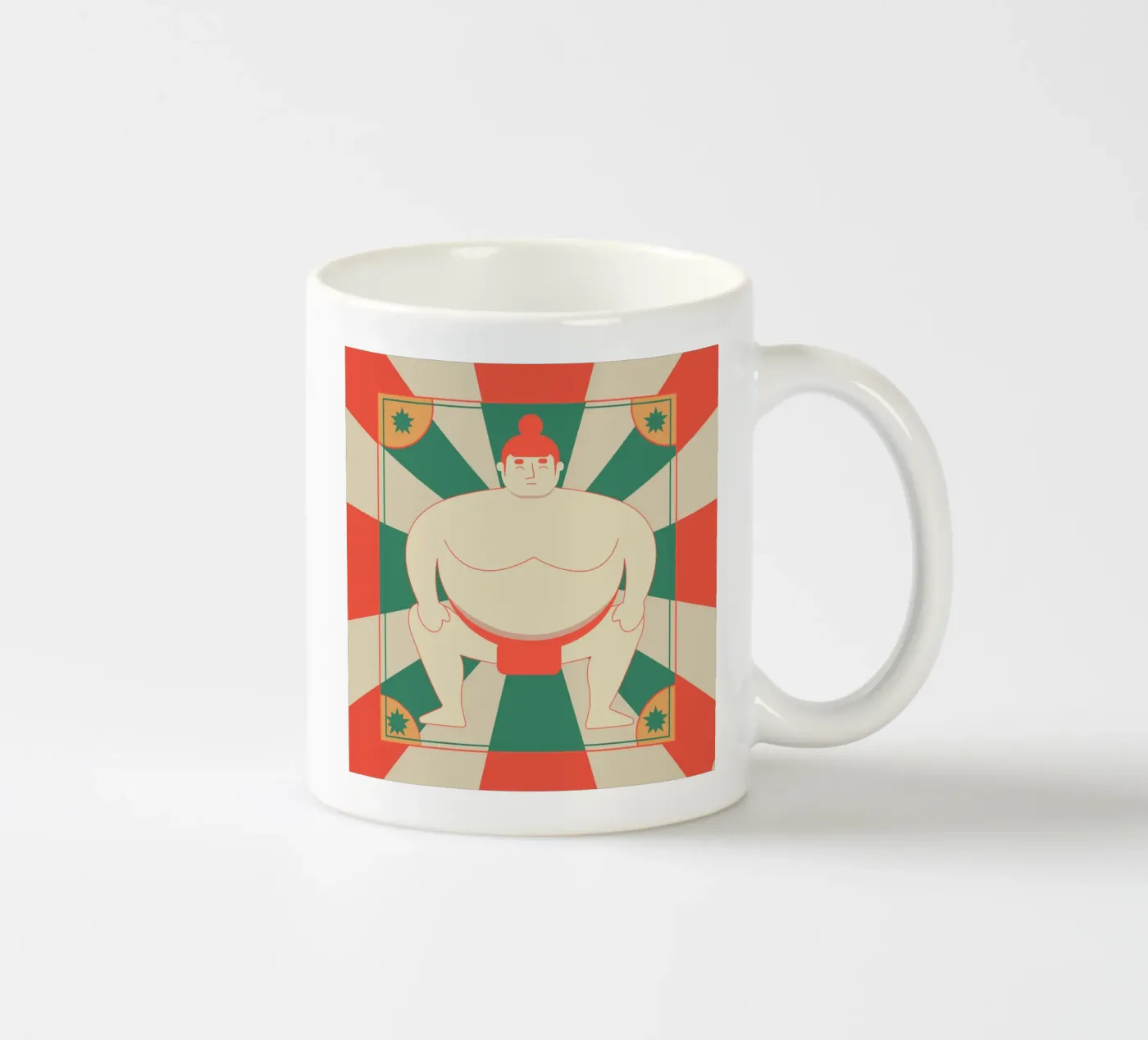 Sumo ceramic mug by Dharma