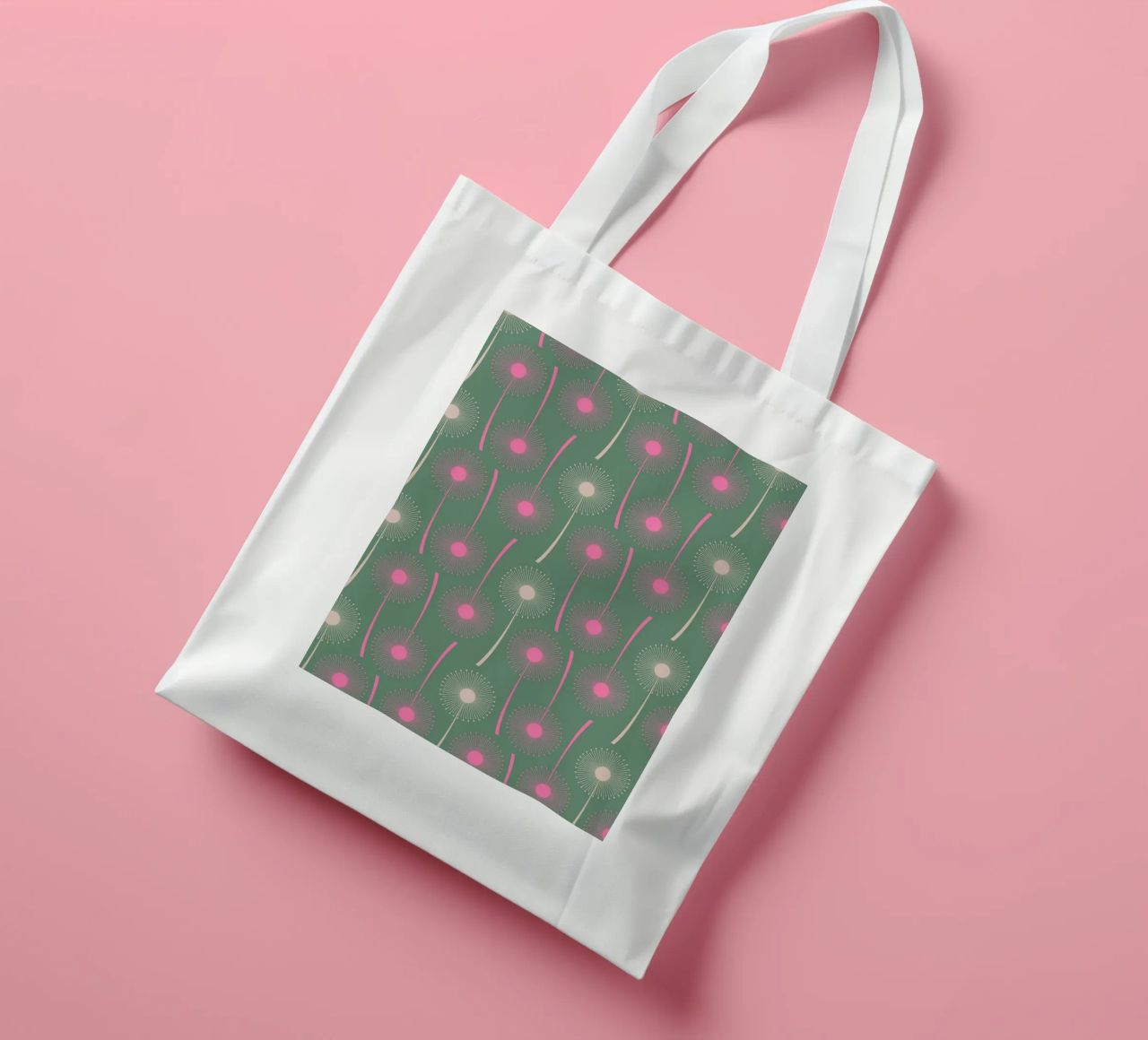 Dandelion Style borsa in juta da susanapaz